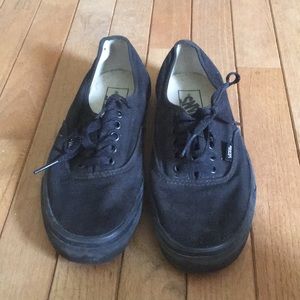 Black Vans - Size 8